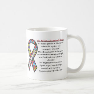 Autismus-Bandbedeutung Tasse