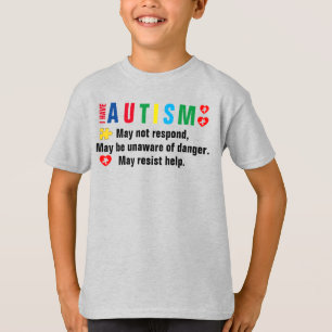 Autismus - Behalt oder kreiere Dein eigenes Kids-T T-Shirt