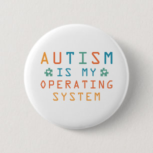 Autismus-Betriebssystem Button