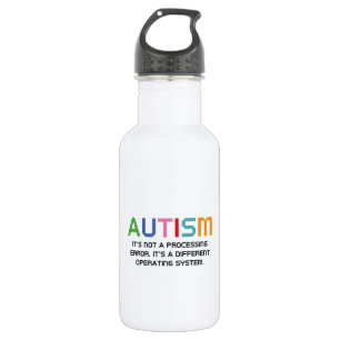 Autismus-Betriebssystem Trinkflasche