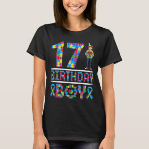 Autismus-Bewusstsein 17. Geburtstag Junge Puzzlete T-Shirt