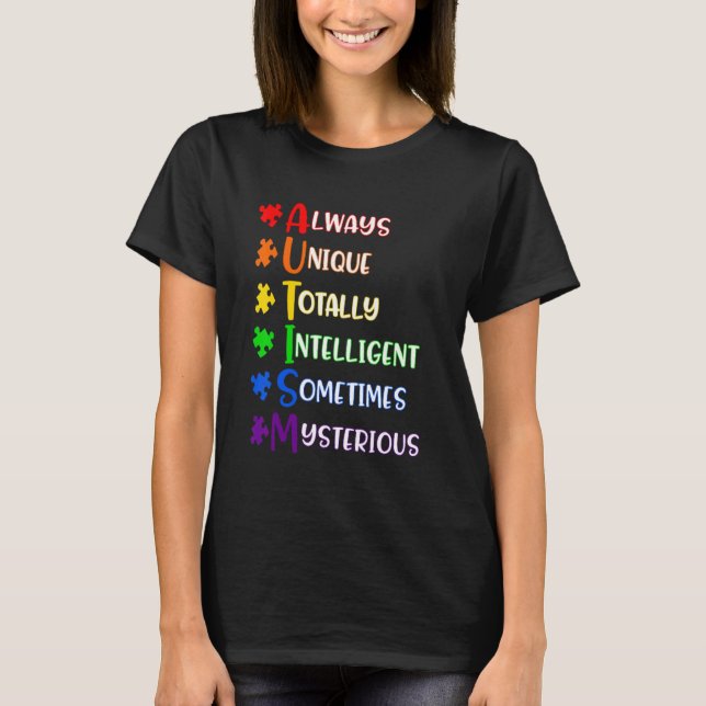 Autismus-Bewusstsein  1 T-Shirt (Vorderseite)
