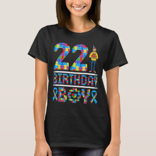 Autismus-Bewusstsein 22. Geburtstag Junge Puzzlete T-Shirt