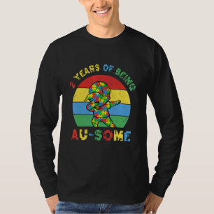 Autismus Bewusstsein Abfall Phantastisch 2 Jahre a T-Shirt