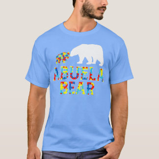 Autismus Bewusstsein Abuela Bear Unterstützung Aut T-Shirt