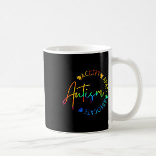 Autismus Bewusstsein Akzeptanz Adapt Advocate Auti Kaffeetasse