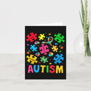 Autismus Bewusstsein Akzeptanz Adapt Advocate Auti Karte