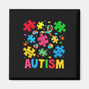 Autismus Bewusstsein Akzeptanz Adapt Advocate Auti Magnet