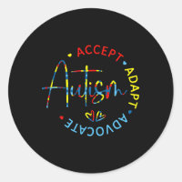 Autismus Bewusstsein Akzeptanz Adapt Advocate Auti