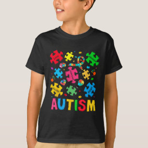 Autismus Bewusstsein Akzeptanz Adapt Advocate Auti T-Shirt