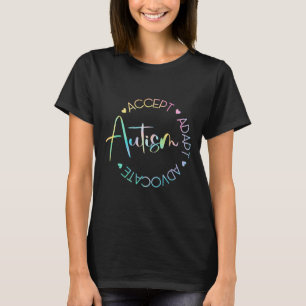 Autismus Bewusstsein Akzeptanz Adapt Advocate Auti T-Shirt