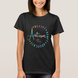 Autismus Bewusstsein Akzeptanz Adaption Advocate v T-Shirt
