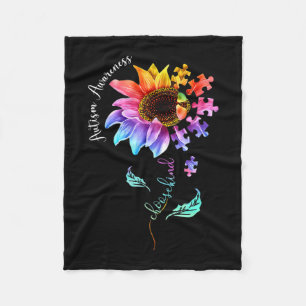 Autismus Bewusstsein Akzeptanz Frauen Mama Lehreri Fleecedecke