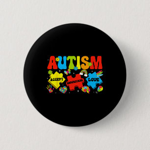 Autismus Bewusstsein Akzeptanz Liebe Puzzles Au Button