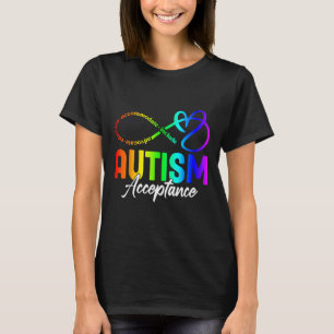 Autismus-Bewusstsein-Akzeptanz-Shirt-Unendlichkeit T-Shirt