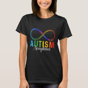Autismus Bewusstsein Akzeptanz Unendlichkeit Symbo T-Shirt