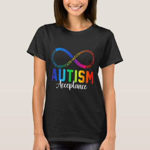 Autismus Bewusstsein Akzeptanz Unendlichkeit Symbo T-Shirt
