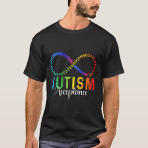 Autismus Bewusstsein Akzeptanz Unendlichkeit Symbo T-Shirt