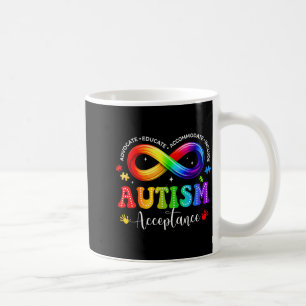 Autismus-Bewusstsein-Akzeptanz-Unendlichkeitssymbo Kaffeetasse