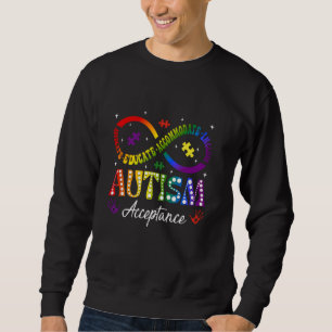 Autismus-Bewusstsein-Akzeptanz-Unendlichkeitssymbo Sweatshirt