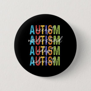 Autismus Bewusstsein Akzeptanz verstehen Adapt Adv Button