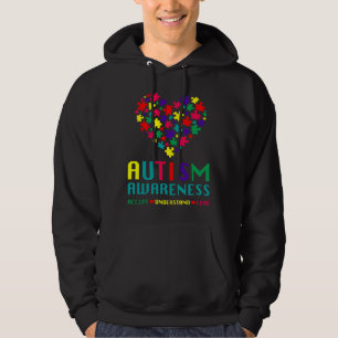 Autismus Bewusstsein Akzeptanz verstehen Liebe Aut Hoodie