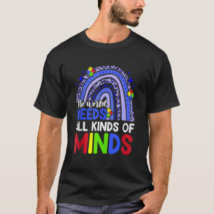 Autismus-Bewusstsein Alle Arten Von Geistern Regen T-Shirt