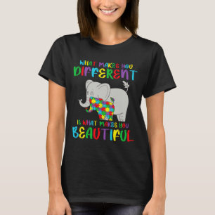 Autismus-Bewusstsein Anders aber schön Autismus Wo T-Shirt
