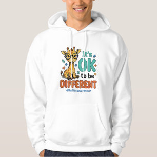 Autismus-Bewusstsein Anders Giraffe Vintage-Shirt_ Hoodie