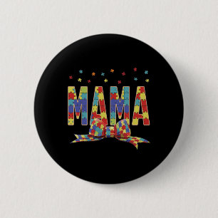 Autismus-Bewusstsein Autism Mama Akzeptiere Liebe Button