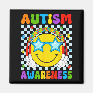 Autismus-Bewusstsein Autism Squad Unterstützung lu Magnet