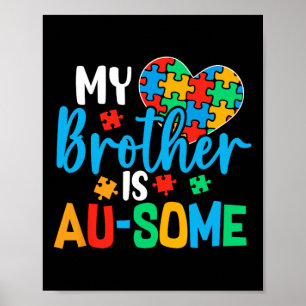 Autismus-Bewusstsein Autism Squad Unterstützung To Poster