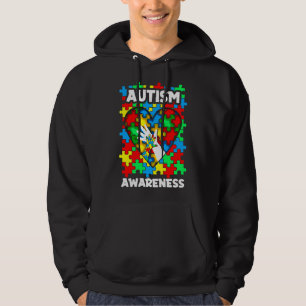 Autismus Bewusstsein Autismus Akzeptanz Autismus L Hoodie