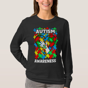 Autismus Bewusstsein Autismus Akzeptanz Autismus L T-Shirt