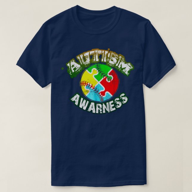 Autismus Bewusstsein Autismus Bewusstseinsfrage Pu T-Shirt (Design vorne)