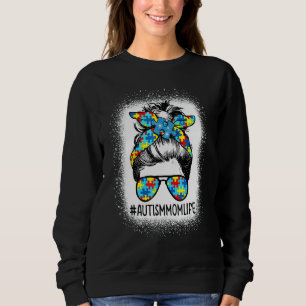 Autismus Bewusstsein Autismus Mama Leben Messing H Sweatshirt