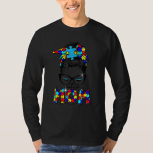 Autismus Bewusstsein Autismus Mama Leben Messing H T-Shirt