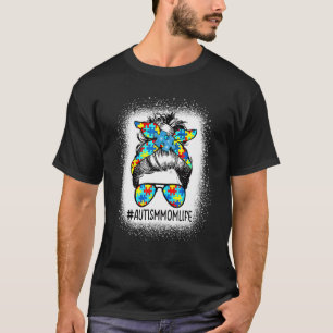 Autismus Bewusstsein Autismus Mama Leben Messing H T-Shirt