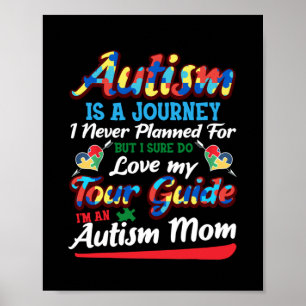 Autismus Bewusstsein Autismus Mama Puzzle Piece Au Poster