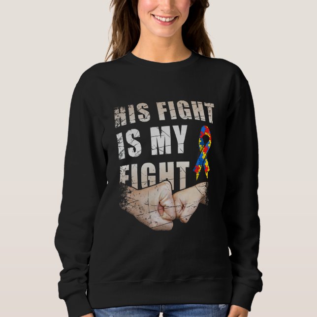 Autismus Bewusstsein Autismus Mama Vater Sein Kamp Sweatshirt (Vorderseite)