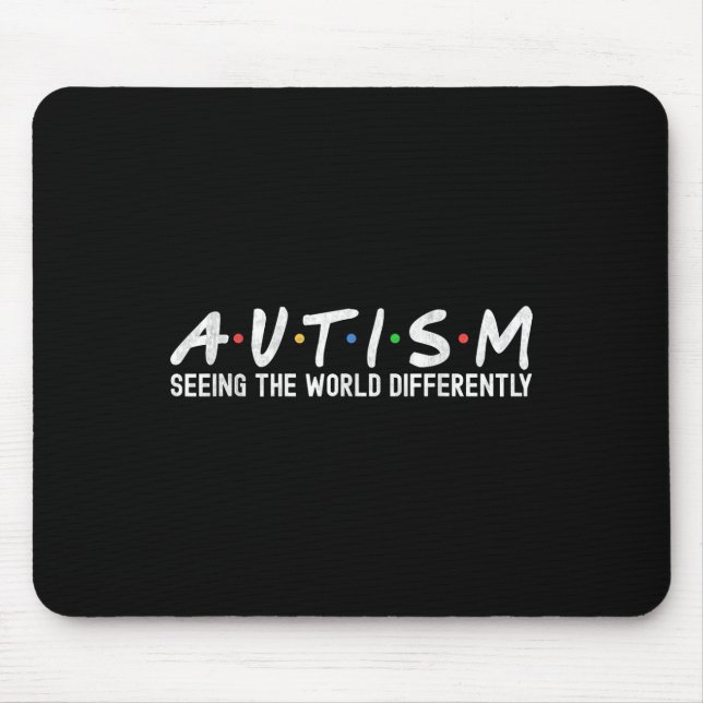 Autismus Bewusstsein Autismus Squad Unterstützung  Mousepad (Vorne)