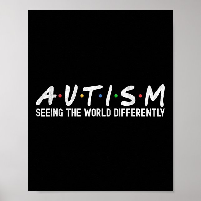 Autismus Bewusstsein Autismus Squad Unterstützung  Poster (Vorne)