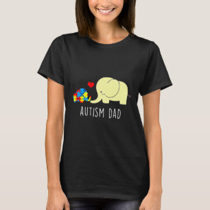 Autismus Bewusstsein Autismus Vater Elephant T-Shirt