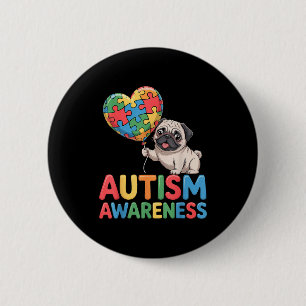 Autismus-Bewusstsein autistisch Button