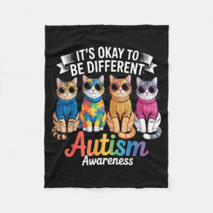 Autismus-Bewusstsein autistisch Fleecedecke