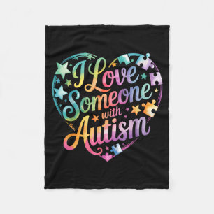 Autismus-Bewusstsein autistisch Fleecedecke