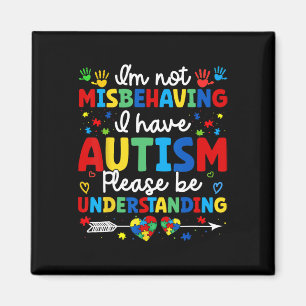Autismus Bewusstsein Autistisch Ich bin nicht fals Magnet
