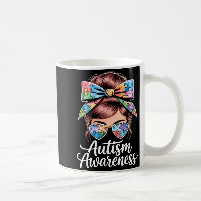 Autismus-Bewusstsein autistisch  Kaffeetasse (Rechts)