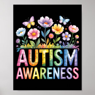 Autismus-Bewusstsein autistisch Poster