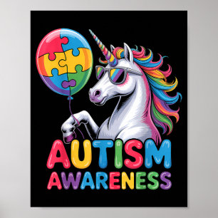Autismus-Bewusstsein autistisch Poster